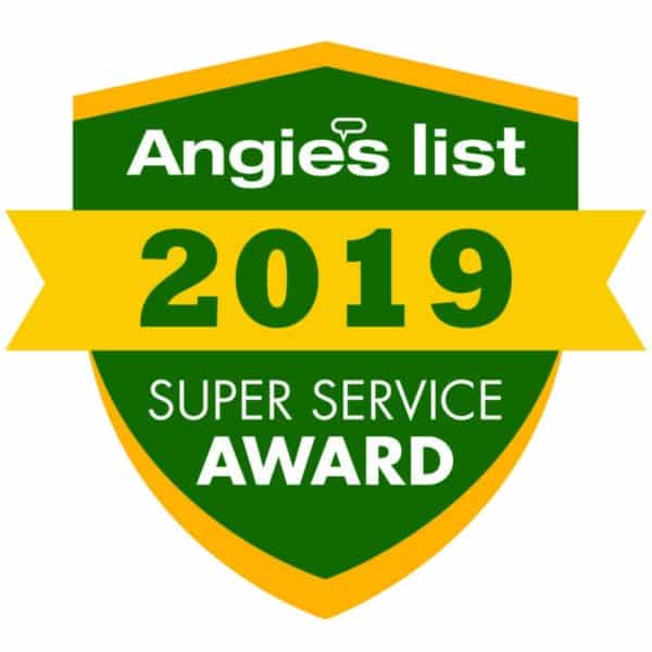 Angie's List 2019 Super Service Award.